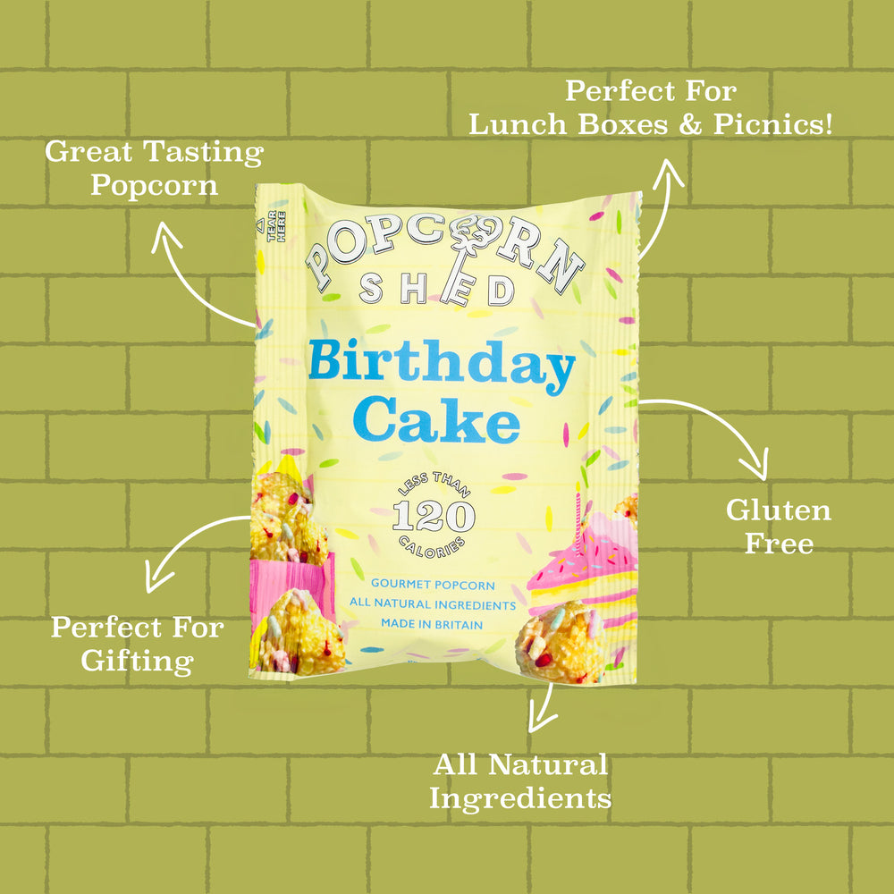 Birthday Cake Popcorn Snack Pack
