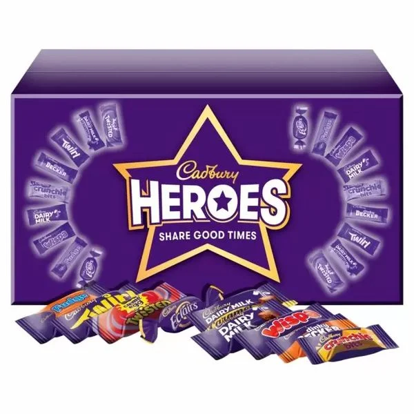 【2026 Flash Sale + Free Shipping】Cadbury Heroes Chocolate Bulk 2 KG Sharing Box