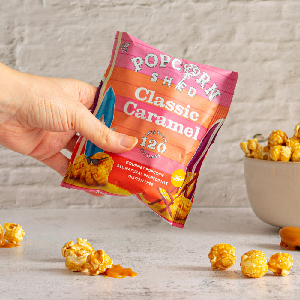 Classic Caramel Popcorn Snack Packs | 16 Pack