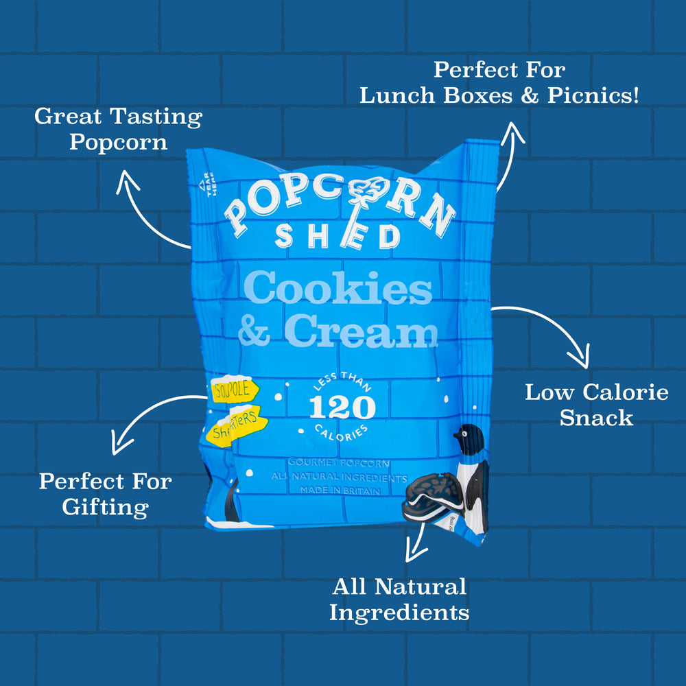Cookies & Cream Popcorn Snack Pack