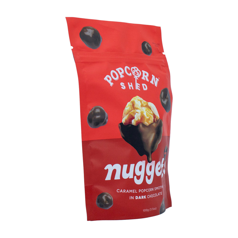 Dark Chocolate Popcorn Nuggets