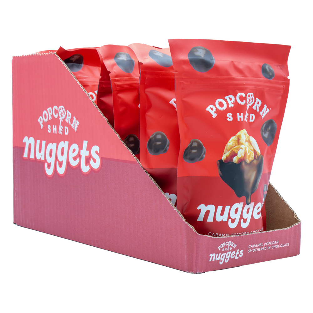 Dark Chocolate Popcorn Nuggets