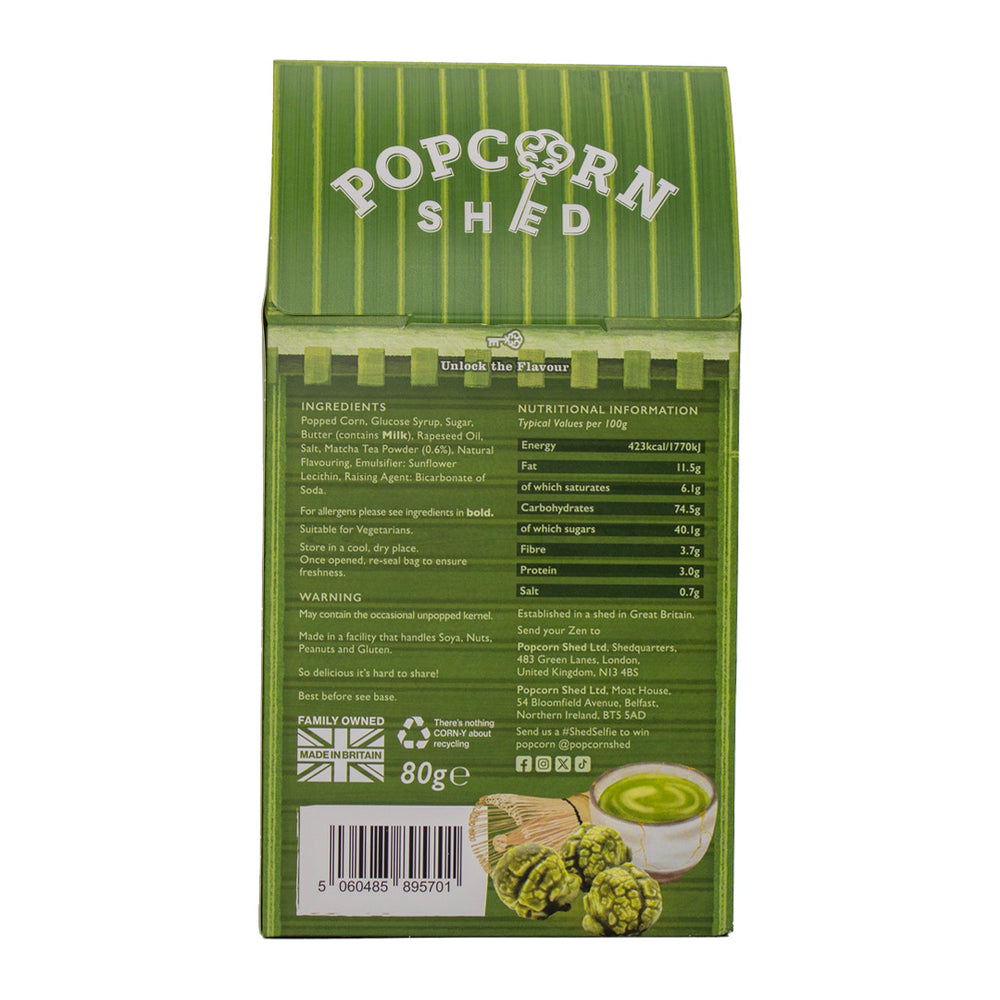 Matcha Latte Popcorn Shed