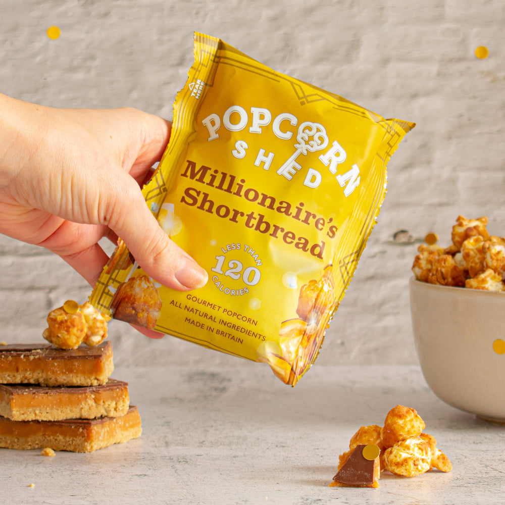 Millionaire's Shortbread Popcorn Snack Packs | 16 Pack