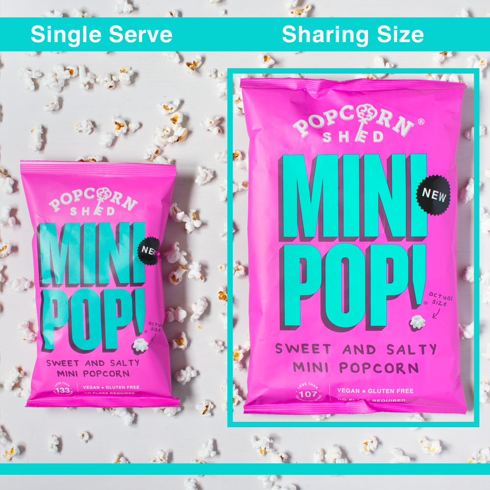 Mini Pop!® Popcorn Favourites Sharing Selection Bundle - 3 Vegan Flavours