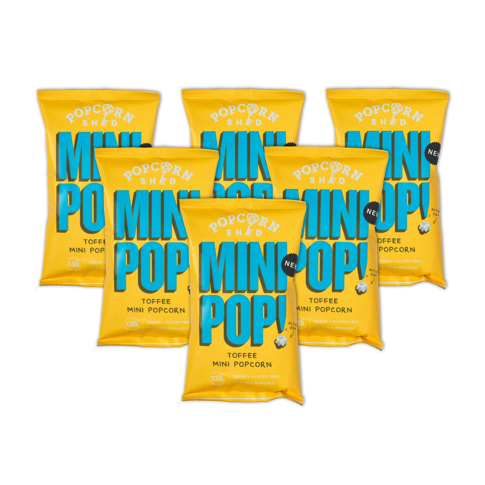 Mini Pop!® Vegan Toffee Popcorn Multipack