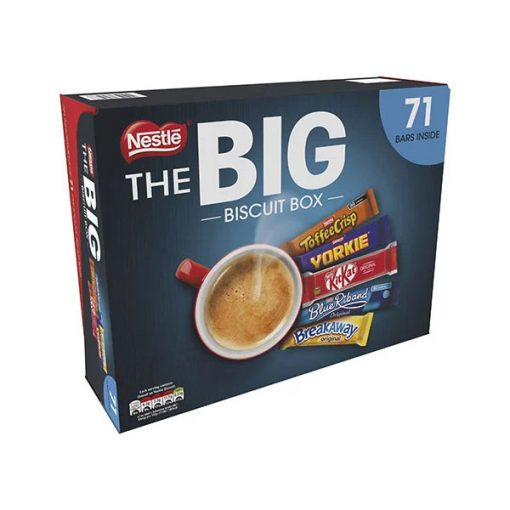 【2026 Flash Sales + Free Shipping】Nestle 1.4KG of Chocolate 71 x Chocolate Bars The Big Biscuit Box