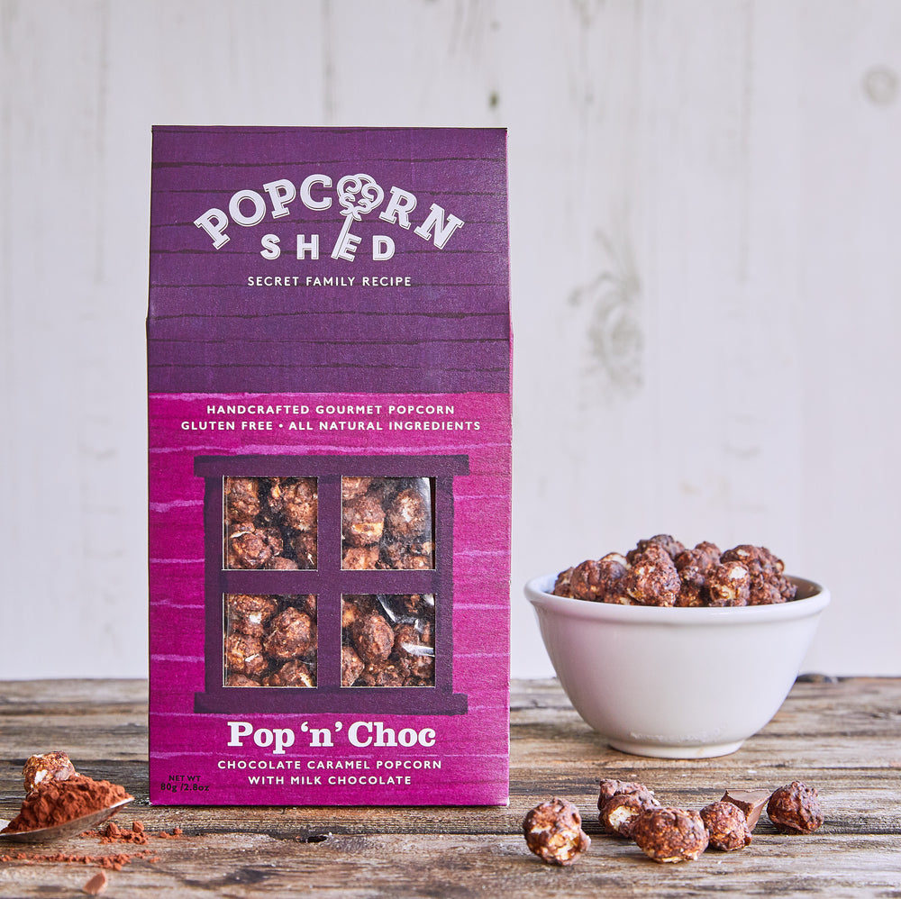 Pop 'N' Choc - Chocolate Popcorn Shed