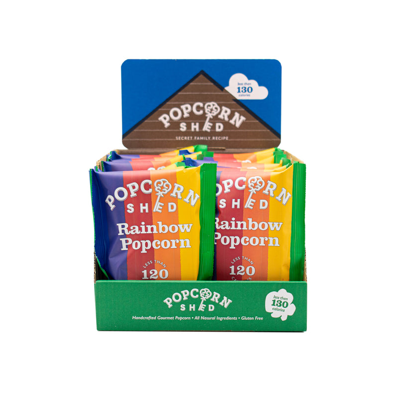 Rainbow Popcorn Snack Packs | 16 Pack