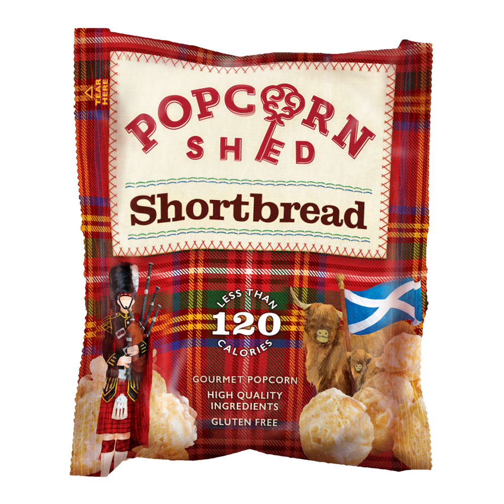 Shortbread Popcorn Snack Packs | 16 Pack