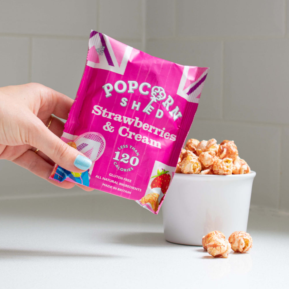 Strawberries & Cream Popcorn Snack Pack