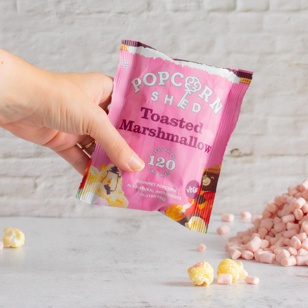 Toasted Marshmallow Popcorn Snack Packs | 16 Pack
