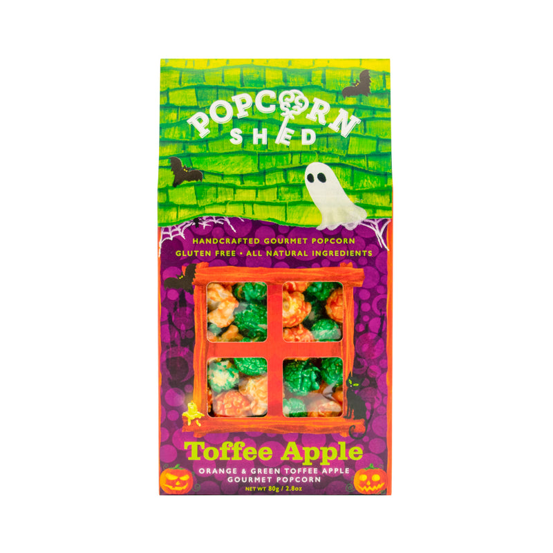 Halloween Toffee Apple Popcorn Shed